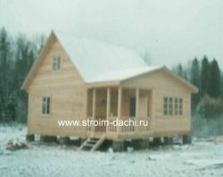 деревянный каркасно-щитовой дом