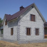Дом Газобетона под Ключ Фото